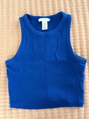 H&M Blue Crop Tank